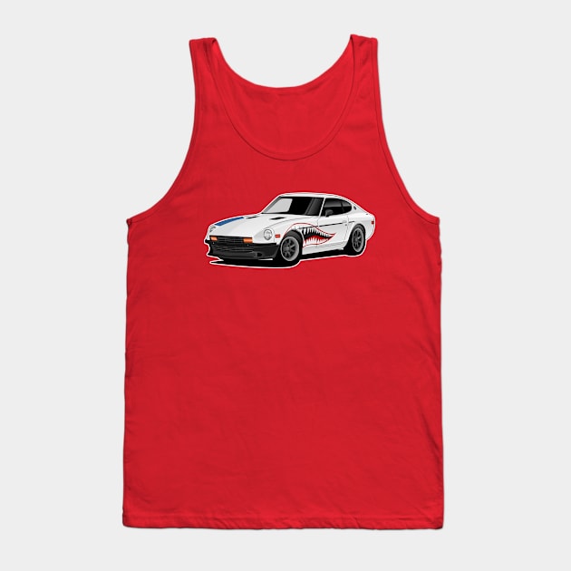 Datsun 280z Shark Mouth Tank Top by Far Lands or Bust